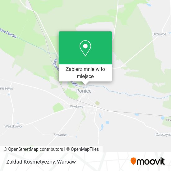 Mapa Zakład Kosmetyczny