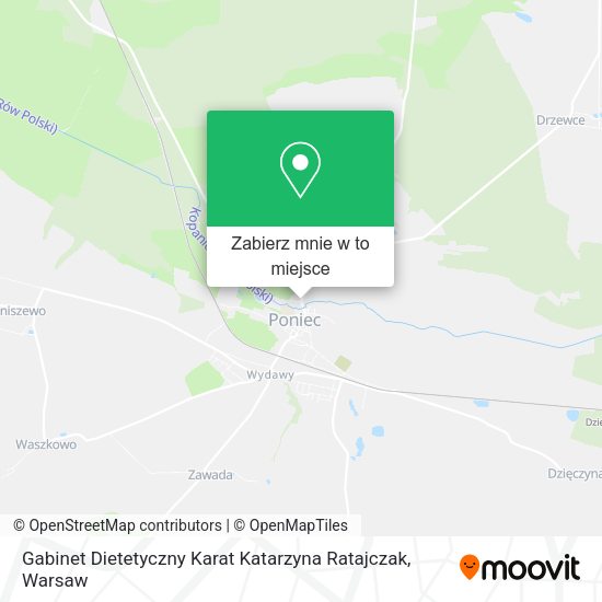 Mapa Gabinet Dietetyczny Karat Katarzyna Ratajczak