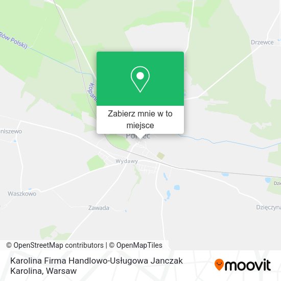 Mapa Karolina Firma Handlowo-Usługowa Janczak Karolina