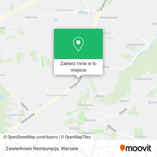 Mapa Zawierkowo Restauracja