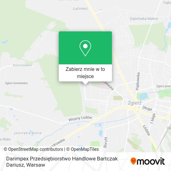 Mapa Darimpex Przedsiębiorstwo Handlowe Bartczak Dariusz