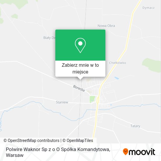 Mapa Polwire Waknor Sp z o O Spółka Komandytowa