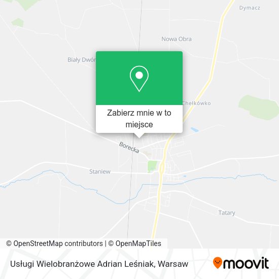 Mapa Usługi Wielobranżowe Adrian Leśniak