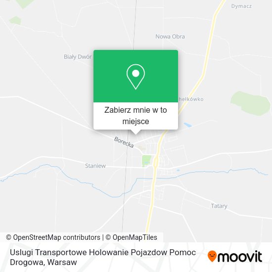 Mapa Uslugi Transportowe Holowanie Pojazdow Pomoc Drogowa