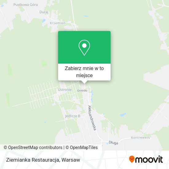 Mapa Ziemianka Restauracja