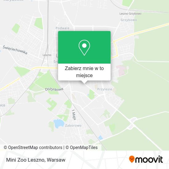 Mapa Mini Zoo Leszno