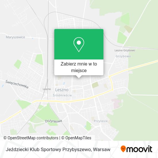 Mapa Jeździecki Klub Sportowy Przybyszewo