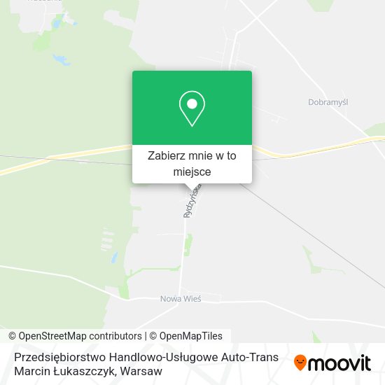 Mapa Przedsiębiorstwo Handlowo-Usługowe Auto-Trans Marcin Łukaszczyk