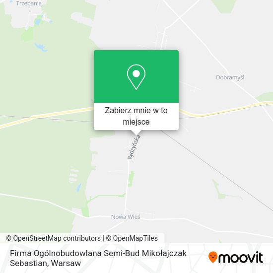 Mapa Firma Ogólnobudowlana Semi-Bud Mikołajczak Sebastian