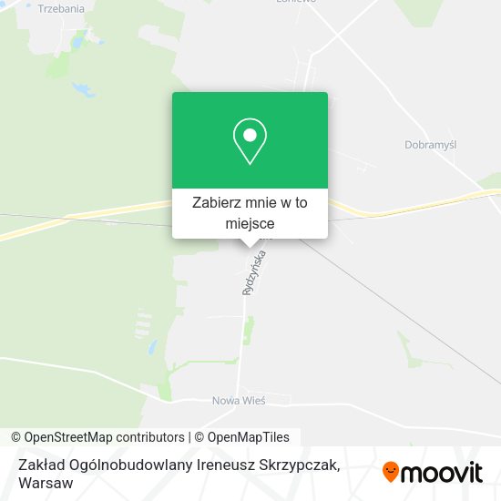 Mapa Zakład Ogólnobudowlany Ireneusz Skrzypczak