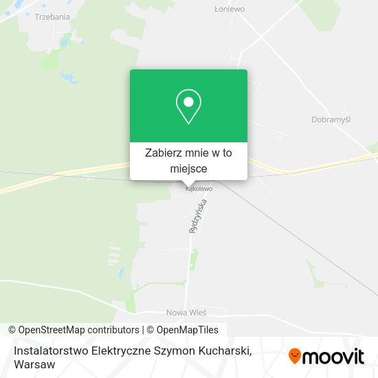 Mapa Instalatorstwo Elektryczne Szymon Kucharski