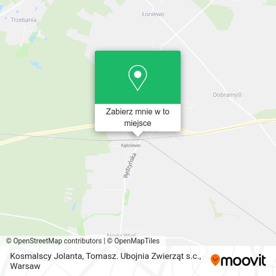 Mapa Kosmalscy Jolanta, Tomasz. Ubojnia Zwierząt s.c.