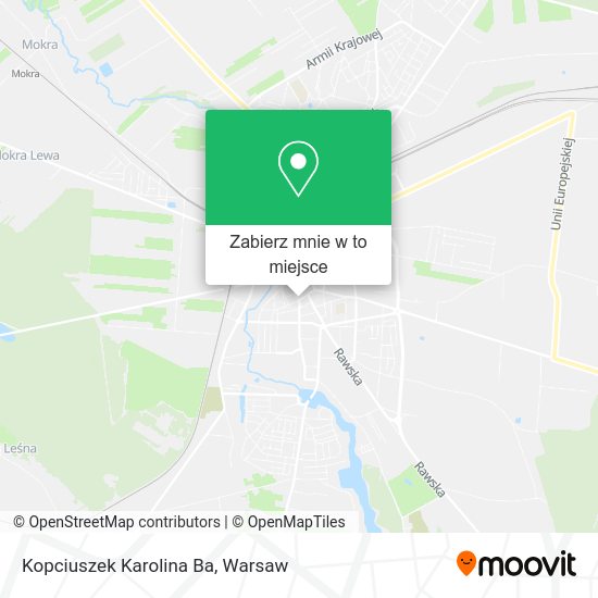 Mapa Kopciuszek Karolina Ba