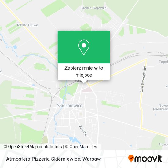 Mapa Atmosfera Pizzeria Skierniewice