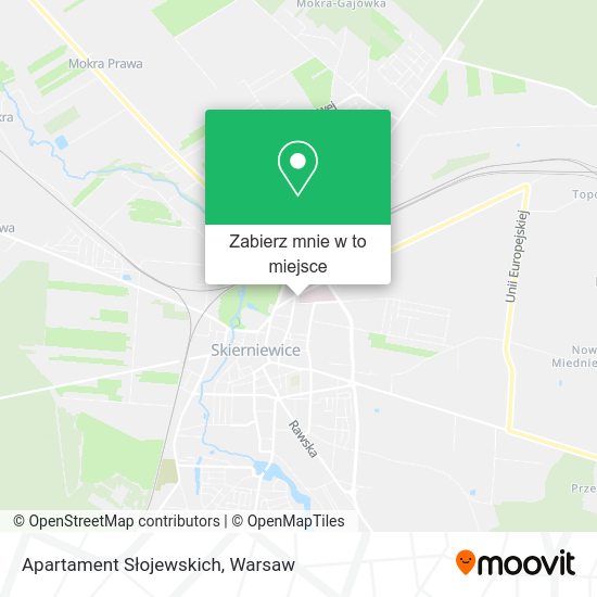 Mapa Apartament Słojewskich