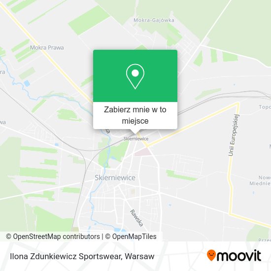 Mapa Ilona Zdunkiewicz Sportswear