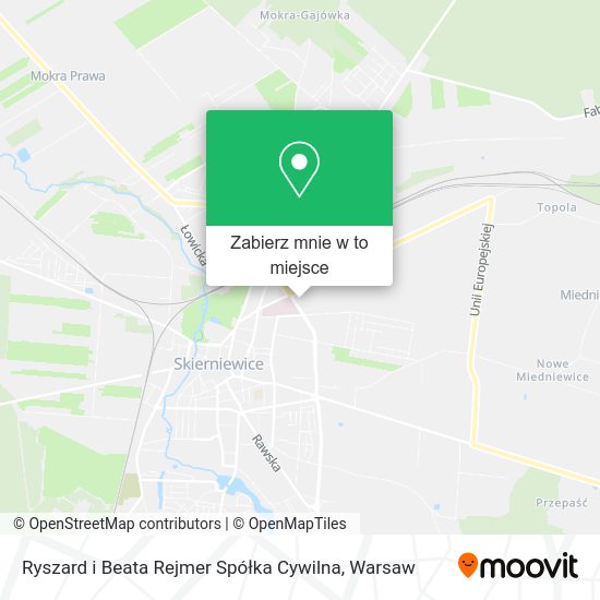 Mapa Ryszard i Beata Rejmer Spółka Cywilna