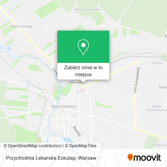 Mapa Przychodnia Lekarska Eskulap