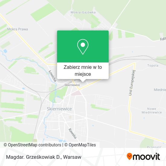 Mapa Magdar. Grześkowiak D.