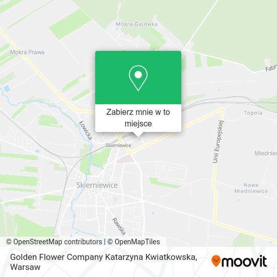 Mapa Golden Flower Company Katarzyna Kwiatkowska