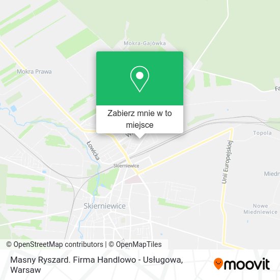 Mapa Masny Ryszard. Firma Handlowo - Usługowa