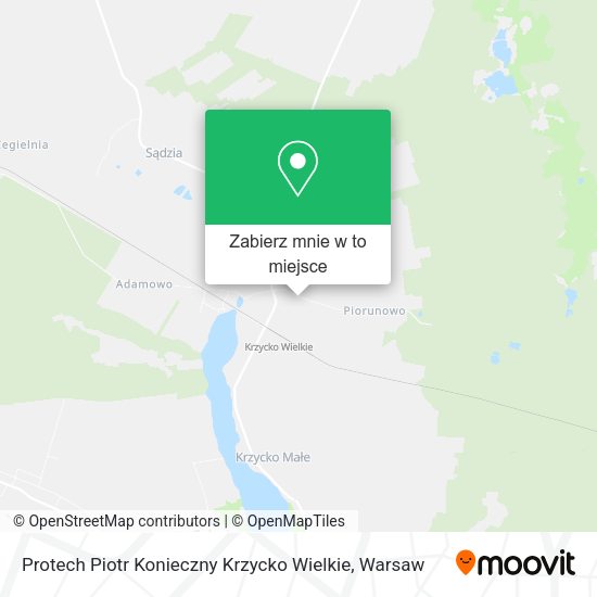 Mapa Protech Piotr Konieczny Krzycko Wielkie