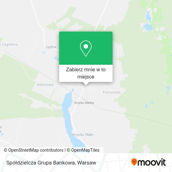 Mapa Spółdzielcza Grupa Bankowa