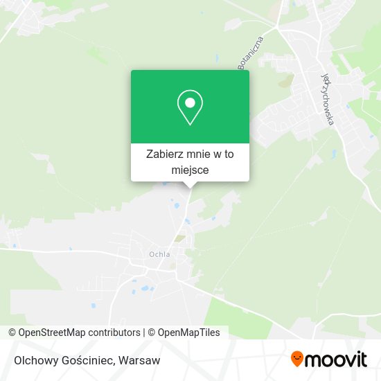 Mapa Olchowy Gościniec