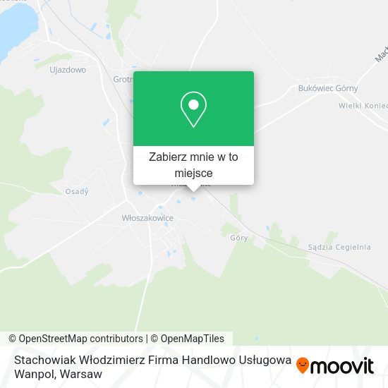 Mapa Stachowiak Włodzimierz Firma Handlowo Usługowa Wanpol