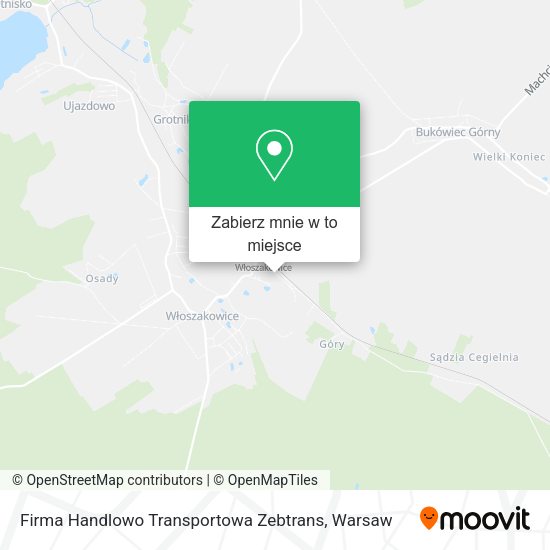 Mapa Firma Handlowo Transportowa Zebtrans