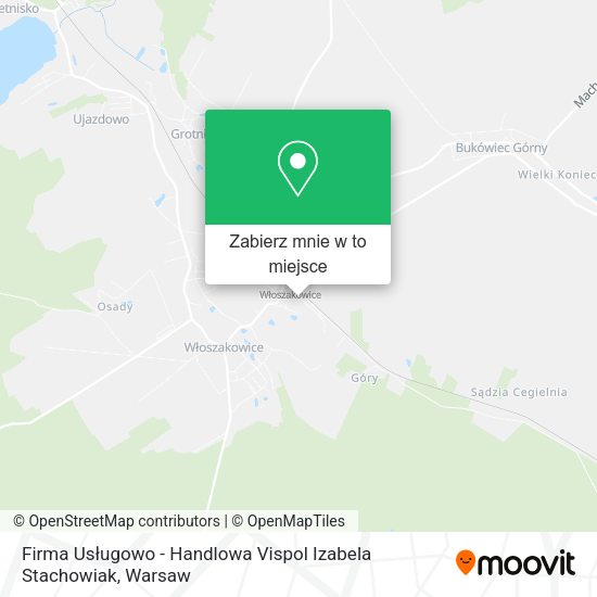 Mapa Firma Usługowo - Handlowa Vispol Izabela Stachowiak