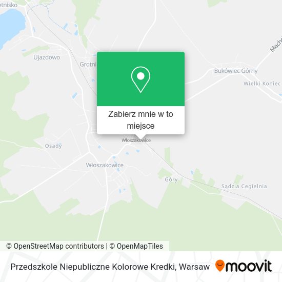 Mapa Przedszkole Niepubliczne Kolorowe Kredki