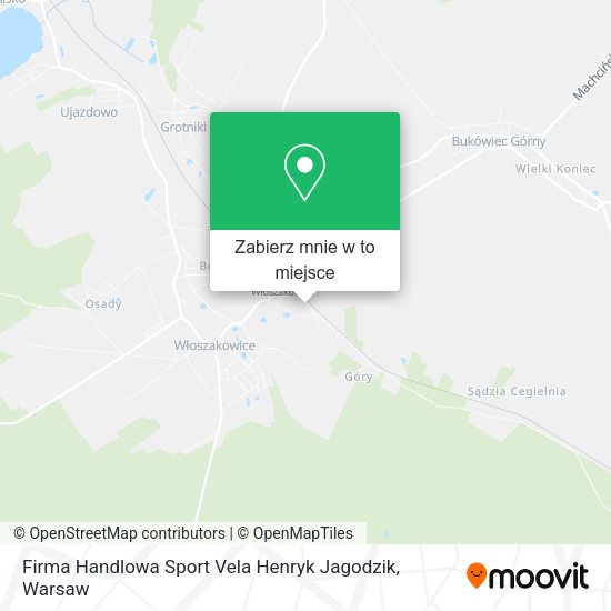 Mapa Firma Handlowa Sport Vela Henryk Jagodzik