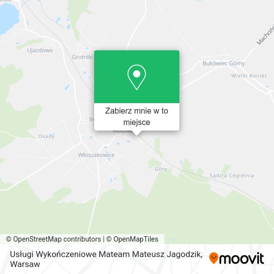 Mapa Usługi Wykończeniowe Mateam Mateusz Jagodzik