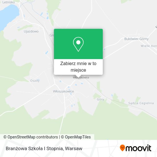 Mapa Branżowa Szkoła I Stopnia