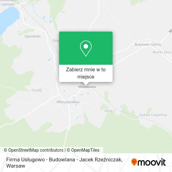 Mapa Firma Usługowo - Budowlana - Jacek Rzeźniczak