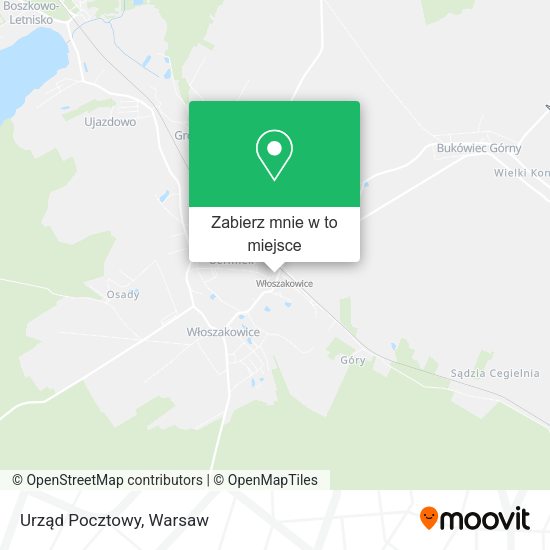 Mapa Urząd Pocztowy