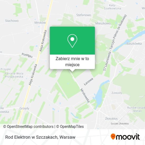 Mapa Rod Elektron w Szczakach