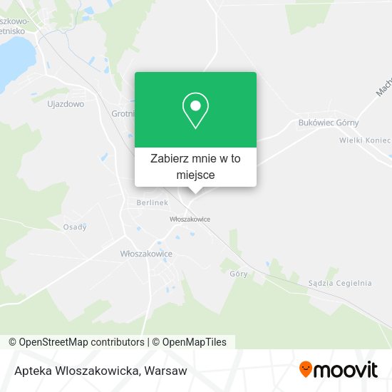 Mapa Apteka Wloszakowicka