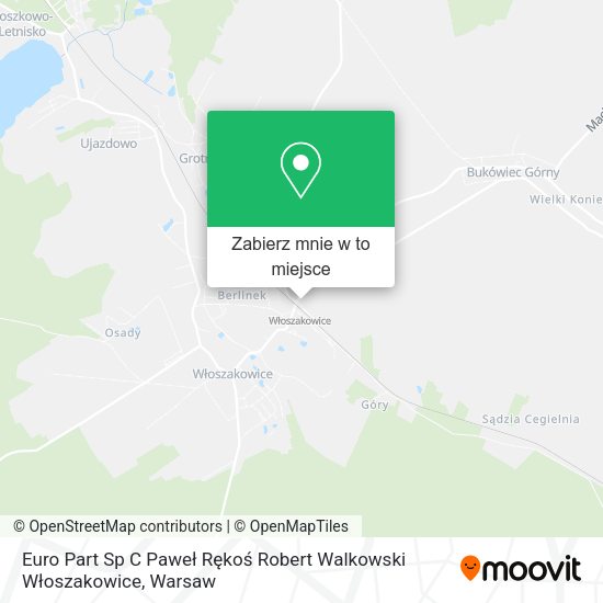 Mapa Euro Part Sp C Paweł Rękoś Robert Walkowski Włoszakowice