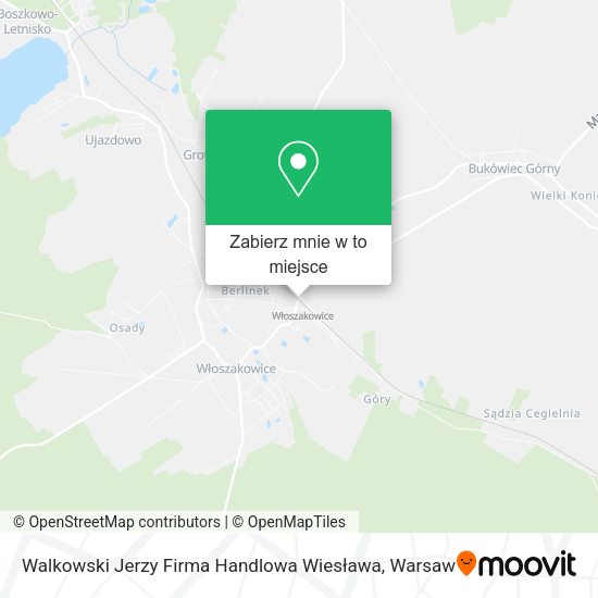 Mapa Walkowski Jerzy Firma Handlowa Wiesława