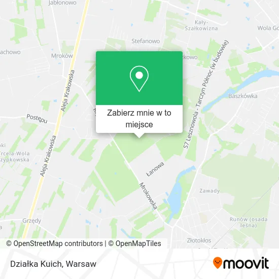 Mapa Działka Kuich