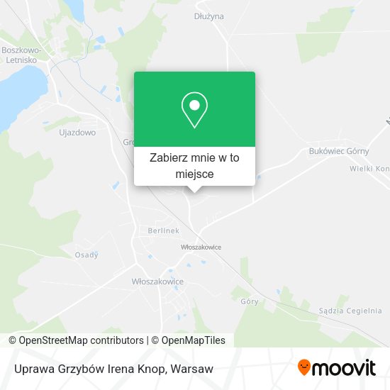 Mapa Uprawa Grzybów Irena Knop