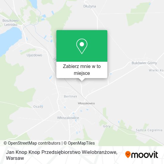 Mapa Jan Knop Knop Przedsiębiorstwo Wielobranżowe