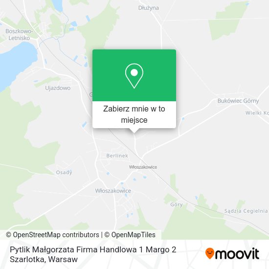 Mapa Pytlik Małgorzata Firma Handlowa 1 Margo 2 Szarlotka