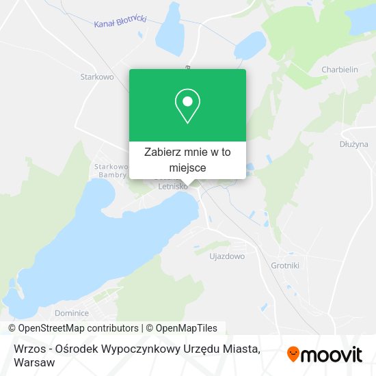 Mapa Wrzos - Ośrodek Wypoczynkowy Urzędu Miasta