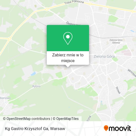 Mapa Kg Gastro Krzysztof Ga