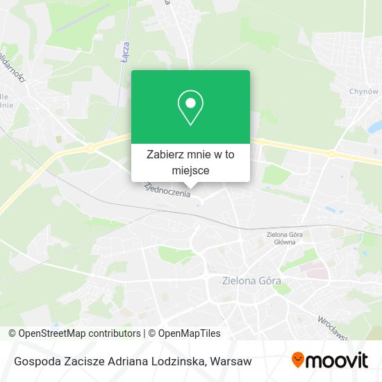 Mapa Gospoda Zacisze Adriana Lodzinska