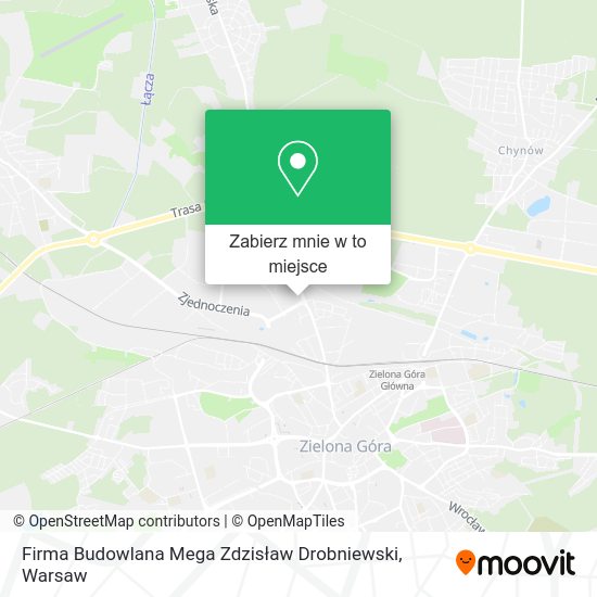 Mapa Firma Budowlana Mega Zdzisław Drobniewski