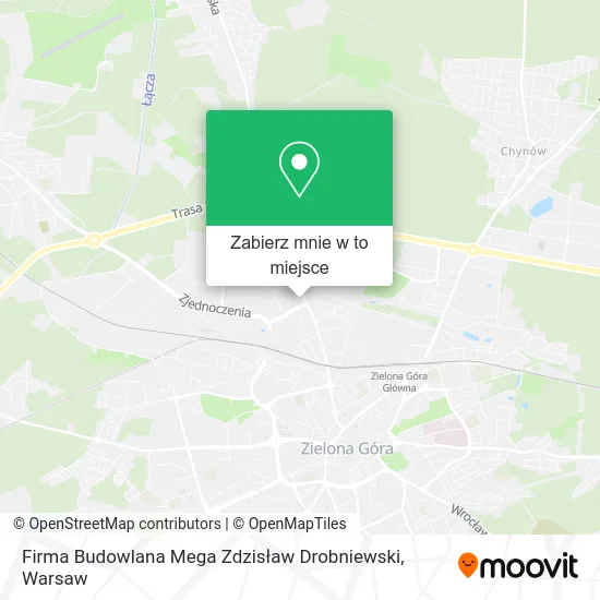 Mapa Firma Budowlana Mega Zdzisław Drobniewski